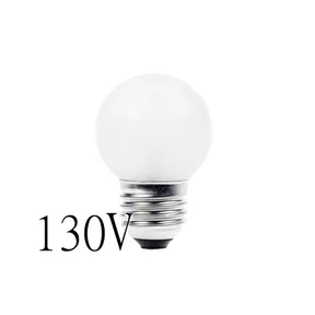 Matt lågvoltslampa glöd klot E27 15W 130V